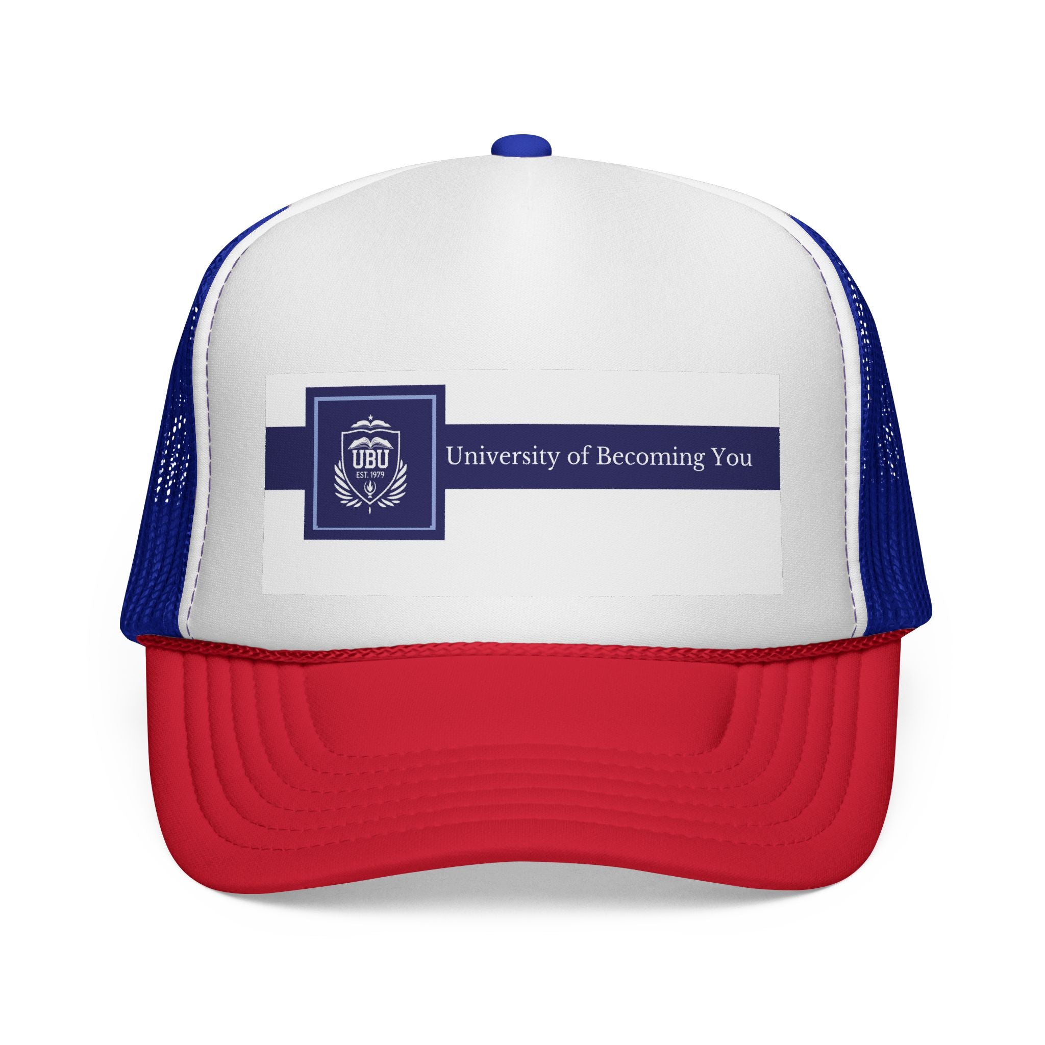 UBU Crest Trucker Cap — Vintage Collegiate Snapback