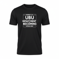 UBU Athletic T-Shirt in black with white logo
