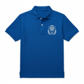 UBU Polo Shirt in royal blue with embroidered crest