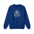 UBU Crewneck Sweatshirt in royal blue with university crest