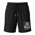 UBU Athletic Shorts in black with white logo